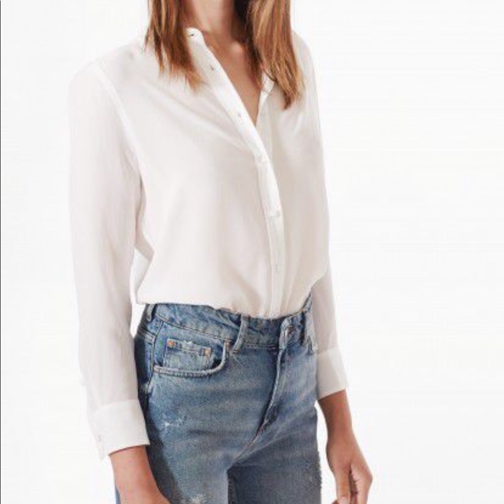 Equipment silk shirt